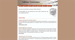Desktop Screenshot of fabiansvensson.com