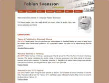 Tablet Screenshot of fabiansvensson.com